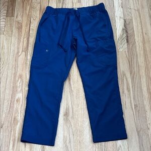 Ladies Blue Scrub Pants